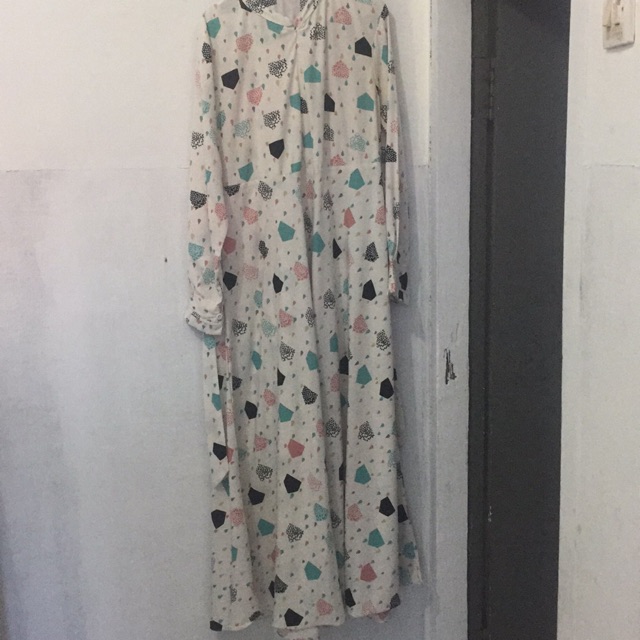 Gamis monalisa aqua (Preloved)
