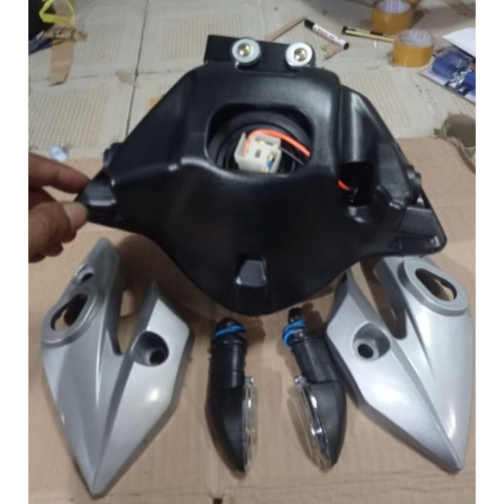 Paket Hemat Lampu Depan Vixion Old Plus Kupingan Dan Lampu Sen