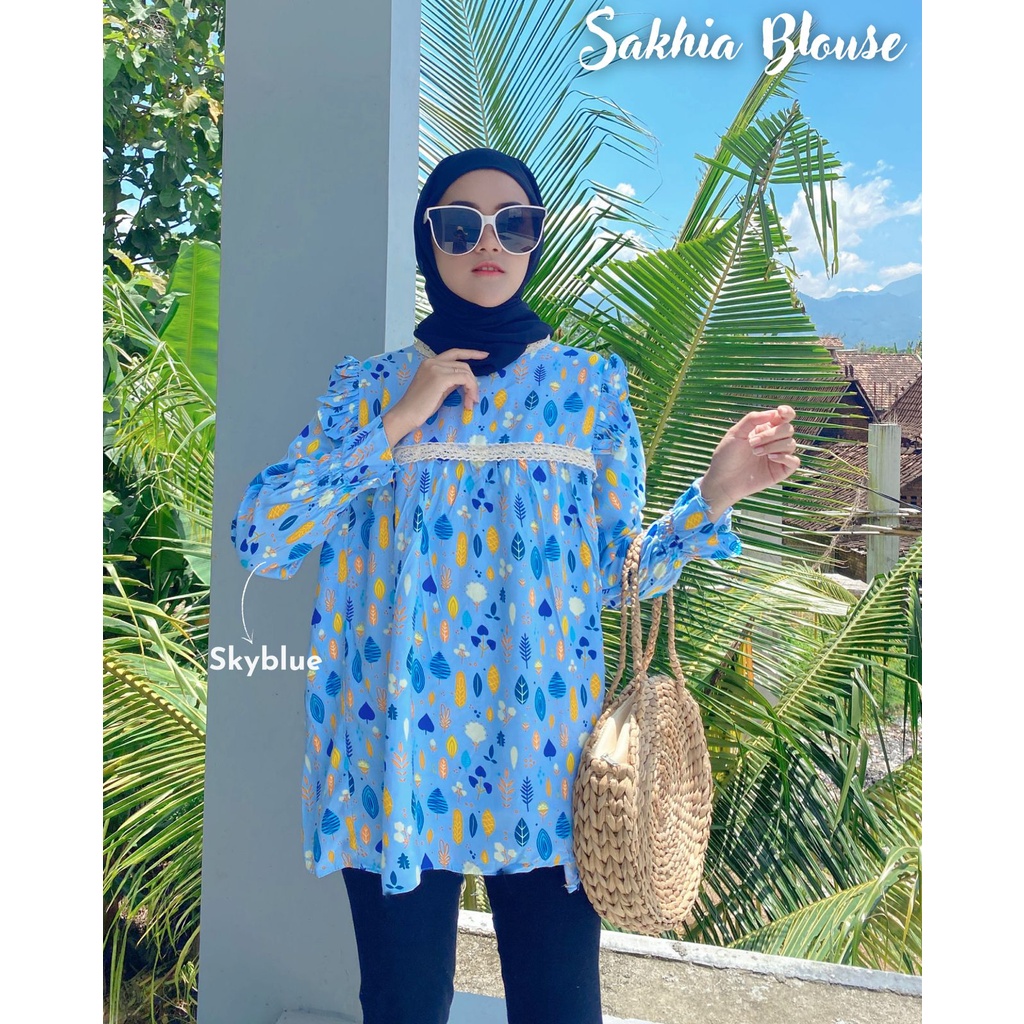 Sakhia Flowers Blouse Rayon