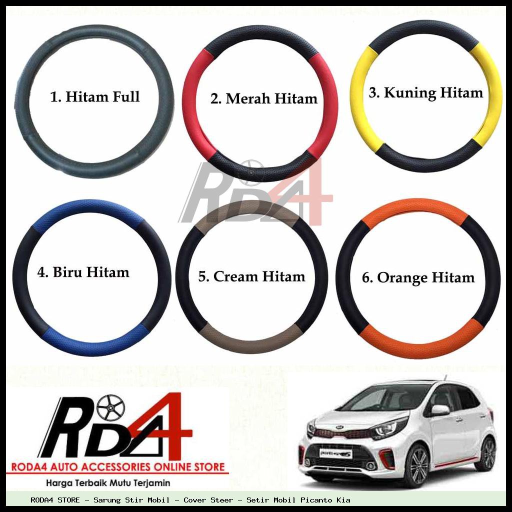 Sarung Stir Mobil - Cover Steer - Setir Mobil Picanto Kia