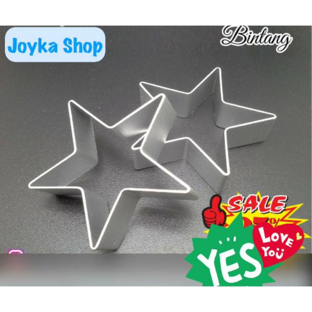 

Cookies Cutter Fondant Bintang