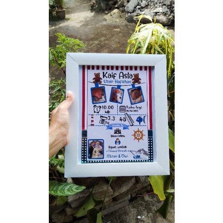 Biodata bayi,bingkai foto BIODATA BAYI MURAH