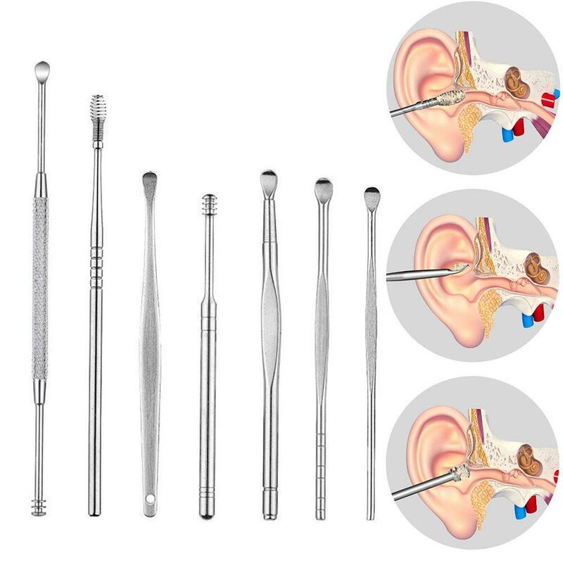 Alat Pembersih Telinga Korek Kuping Ear Wax Picker 7 PCS