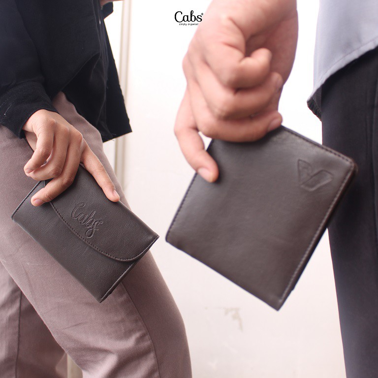 [ Ready Stock ]  Cabs Pocket Original Dompet Couple Series Bahan Kulit Tahan Air Murah