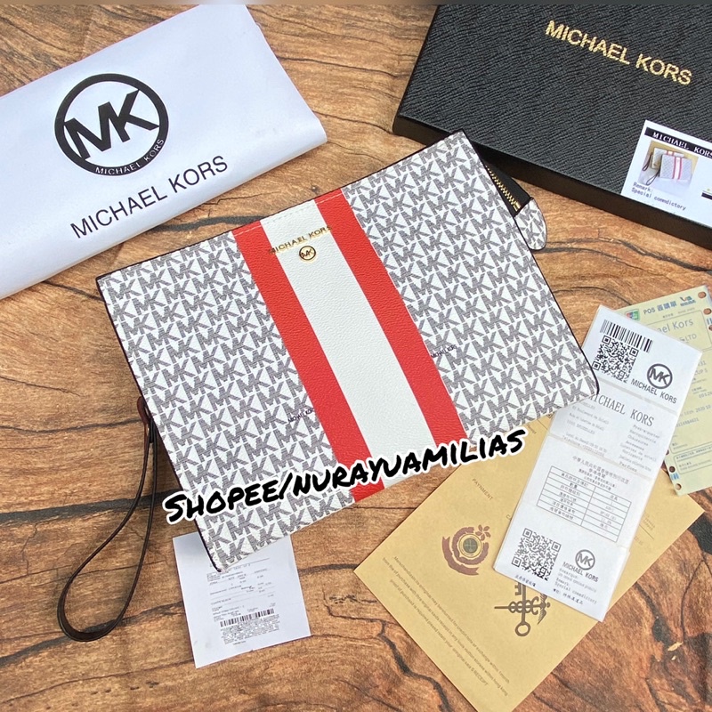 Clutch wanita Michael Kors import free box clutch wanita branded import