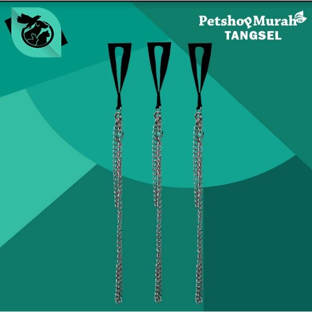 Tali Rantai Tuntun Harness Anjing Besar Semua Jenis Besi