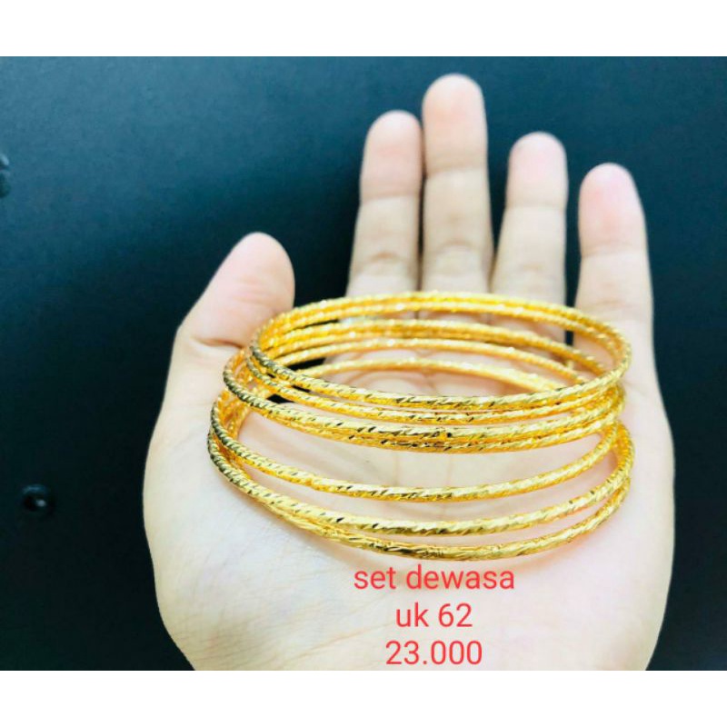 gelang tangan xuping set keroncong grosir termurah