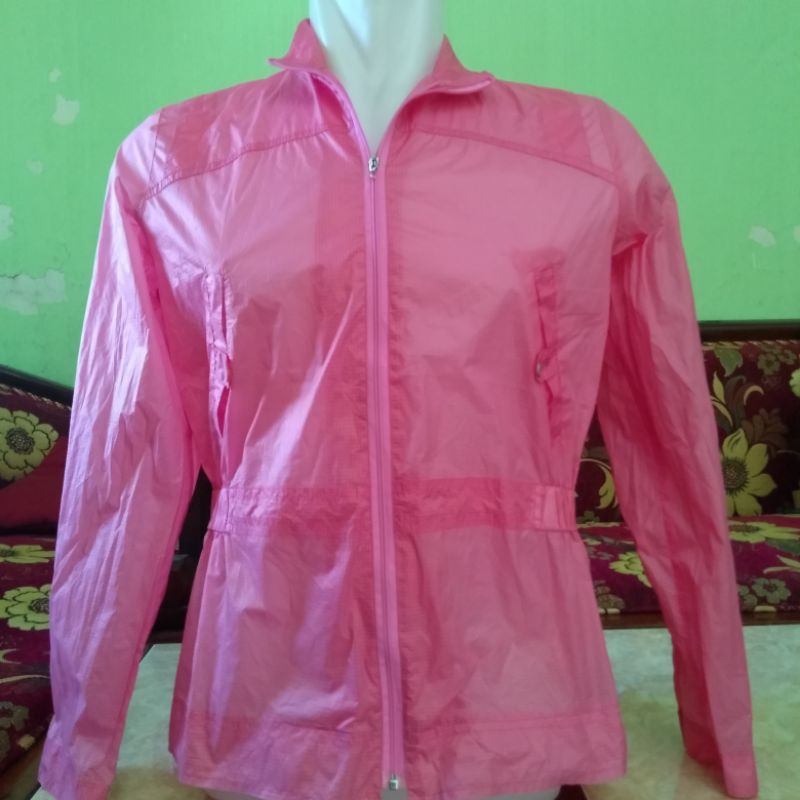 Jaket Parasut Franche Pink Korea