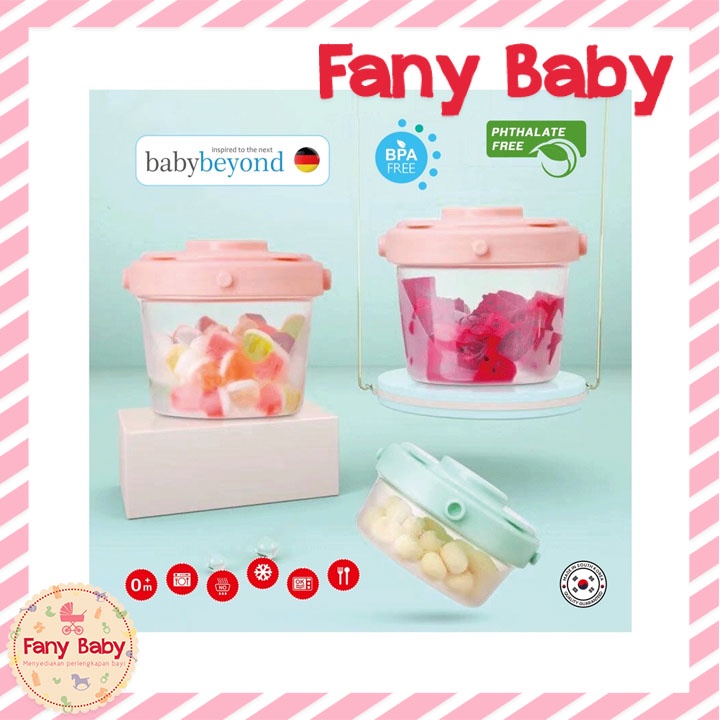 BABY BEYOND - BB 1064 3PK STACKABLE SNACK POTS