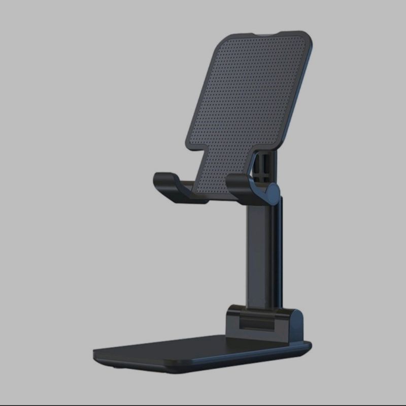 FOLDING DESKTOP PHONE STAND HOLDER LIPAT LIFTABLE FOLDABLE UNIVERSAL HP BISA DI MEJA