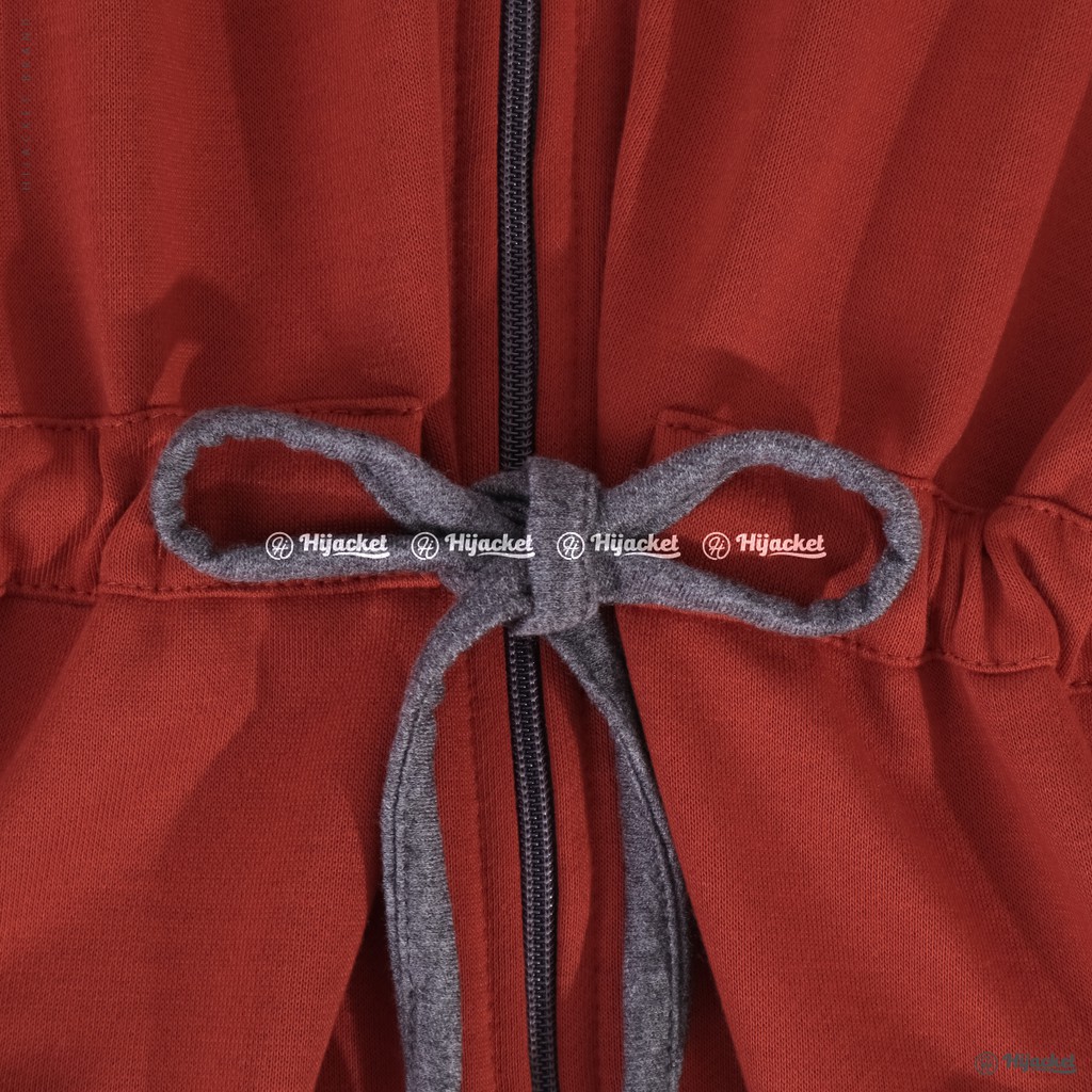 Jaket Muslimah Aurelia Teracotta Brand Hijacket Premium Quality Size XXL-2