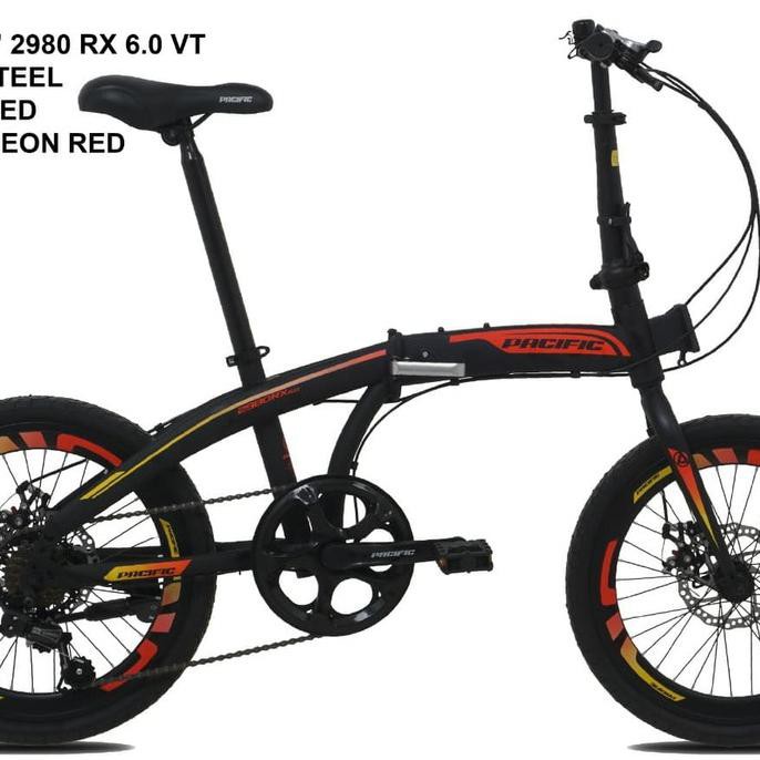 SEPEDA LIPAT 20 PACIFIC 2980 RX 6.0 VT DISC TERLARIS