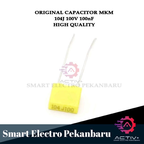 ORIGINAL MKM 104 100V 100nF CAPACITOR KAPASITOR MKM 104 104J 100V KAPASITOR KERAMIK 104J 100 V 100 n