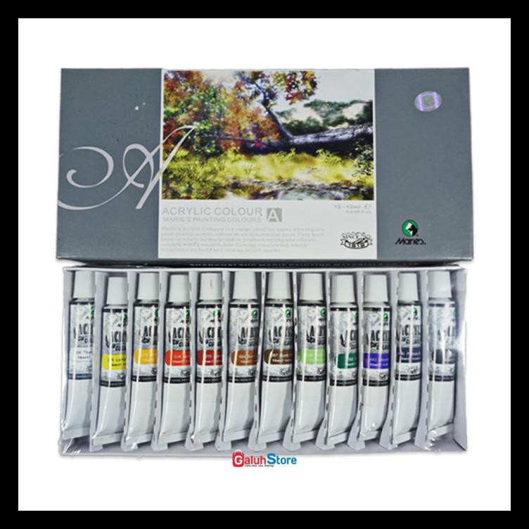 

Terlaris Maries Cat Akrilik / Acrylic 12 Warna