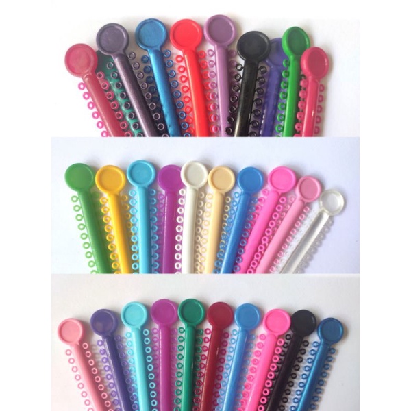 Orthodontic Ligature Ties Power O, Creative, Karet Behel Power O, 1pack isi 10.
