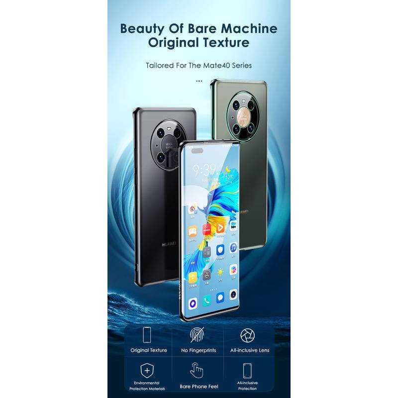 Casing Soft Case Silikon Plating Tipis Untuk Huawei Mate 40 Pro Plus + RS Porsche Mate40Pro +