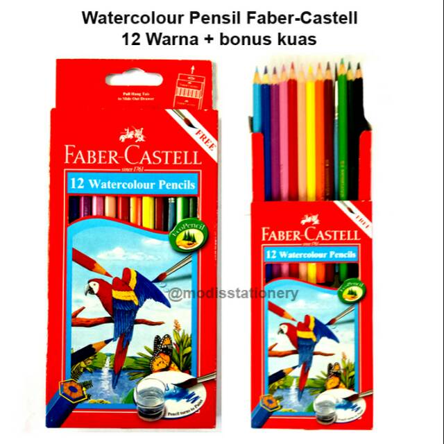 

Cat watercolour Faber castell 12 warna