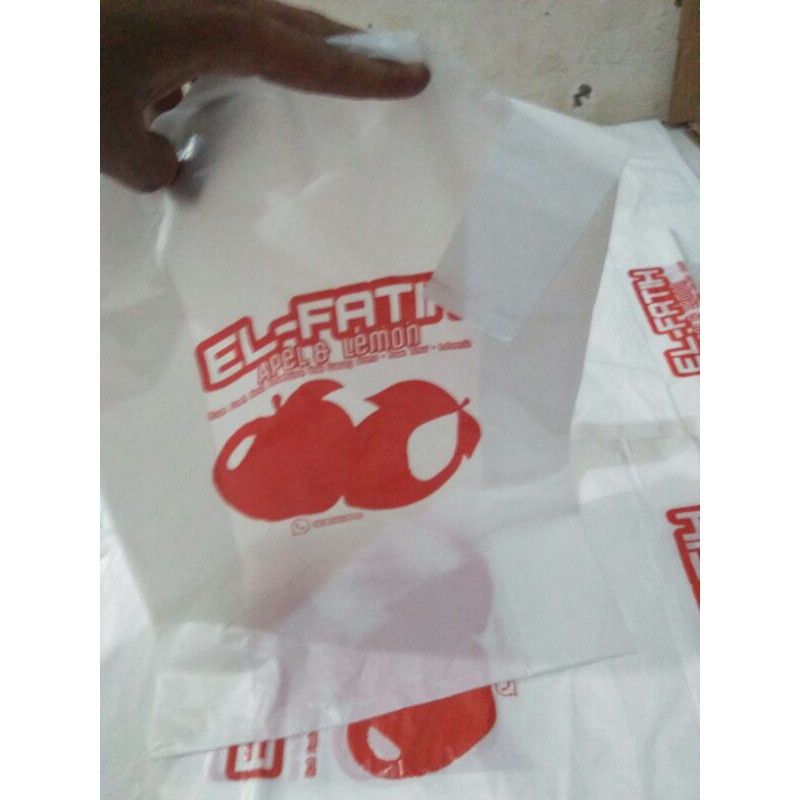 Kresek sablon - Sablon Kresek - Tas plastik kresek sablon uk. 28cm termurah