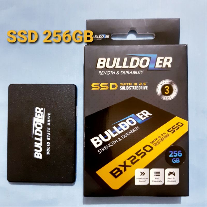 SSD BULLDOZER 256GB 2.5 SATA 3.0, SSD VENOMRX 256GB - SSD 256GB BULLDOZER 6GBPS ULTIMATE SOLID STATE DRIVE GARANSI RESMI 3TH