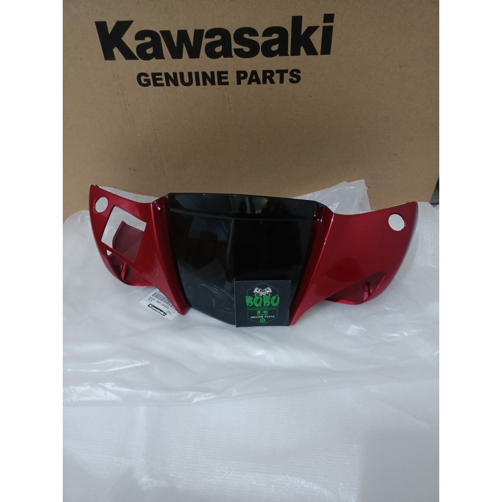 cover batok stang depan zx130 an130 merah original