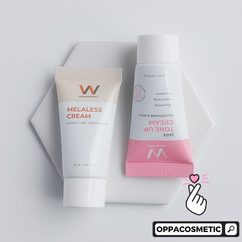 WONJIN EFFECT Jade Tone up Cream 15ml / Melaless Cream 15ml