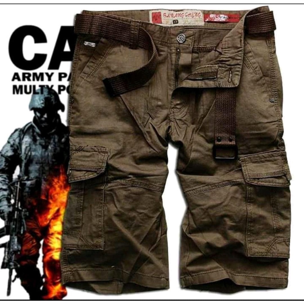 celana tactical pendek pria clana Tactikal CARGO LORENG OUTDOOR PDL LAKI LAKI