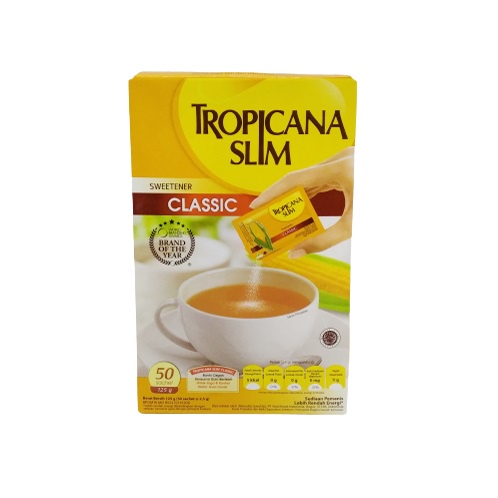 

Tropicana Slim Sweetener Classic (50 sch) 125 gr