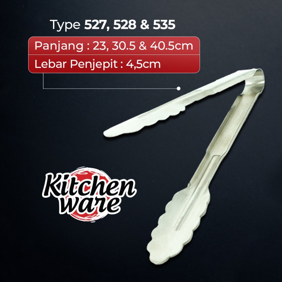 Bagus Kitchenware penjepit makanan 16&quot; type 535