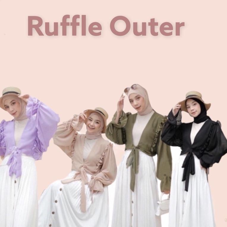 RUFFLE OUTER CROP / OUTER CERUTI / CLASSY OUTER / GRIZELLE RUFFLE OUTER / RUFFLE CROP / ARULA OUTER 
