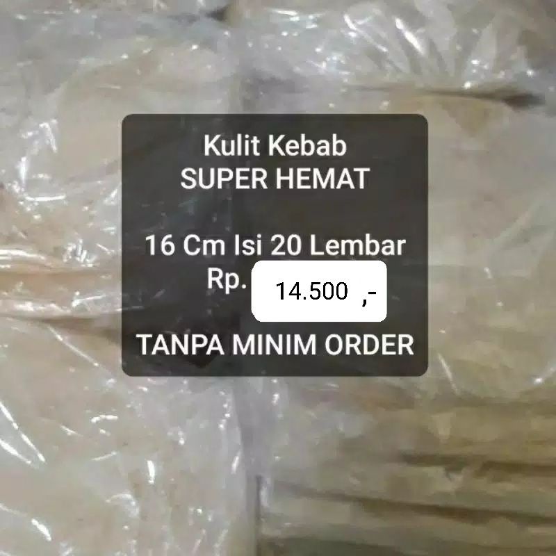 Kulit Kebab Harga Super Hemat 16 Cm Isi 20 Lembar Tortila Enak Tortilla Top Cocok Untuk Kebab Frozen