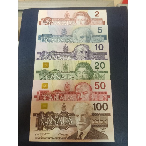 CANADA FULL SET 1988 UANG ASING GRESS UNC