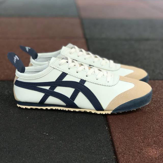 SEPATU ASICS TIGER ONITSUKA UNISEX CREAM NAVY