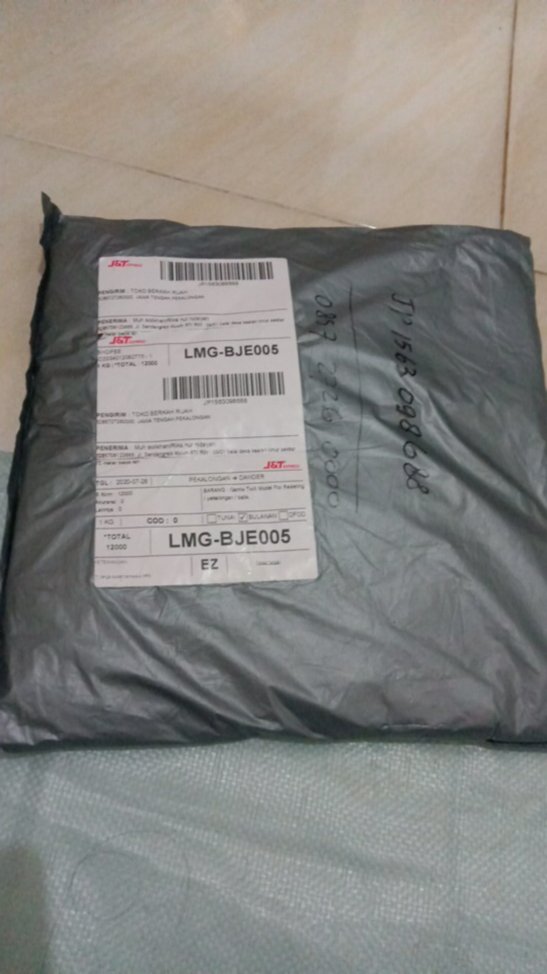 Gamis Twill Model Busui Floy Klok / Resleting / Pekalongan / Batik