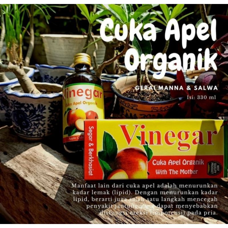 

Cuka Apel Organik | Apel Vinegar Isi 330ml