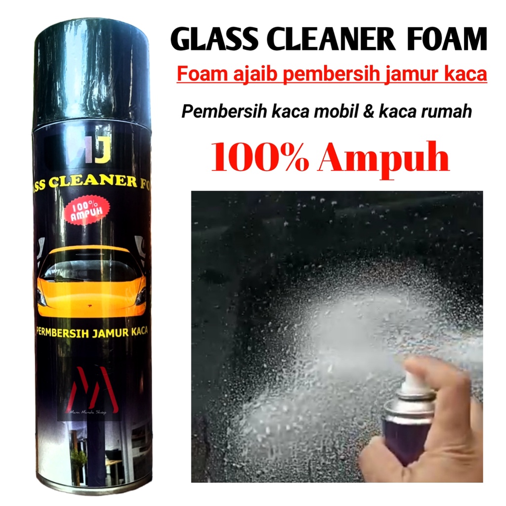 Glass Cleaner Pembersih Jamur Kaca Mobil / Foam Pembersih Kaca Mobil &amp; Rumah