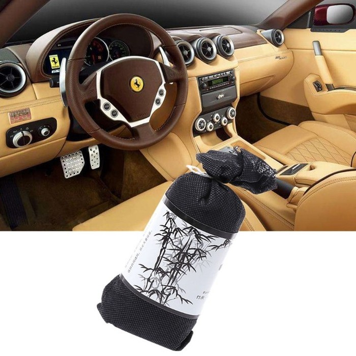 Kantong Arang Bambu Karbon Aktif Penghilang Bau / Bamboo Charcoal Powder