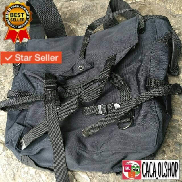 Ransel Tempur M45 Hijau Hitam [Ransel RPK] Anti Air