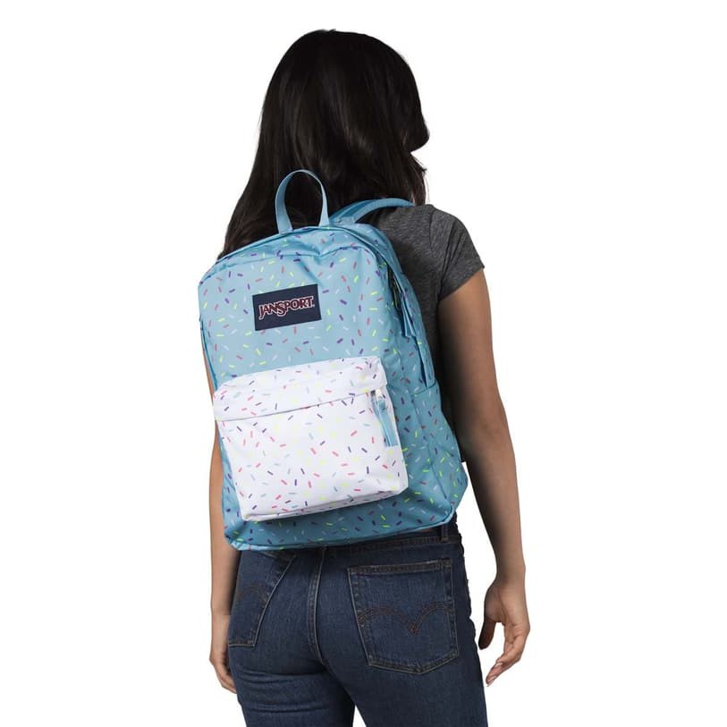 jansport superbreak blue topaz