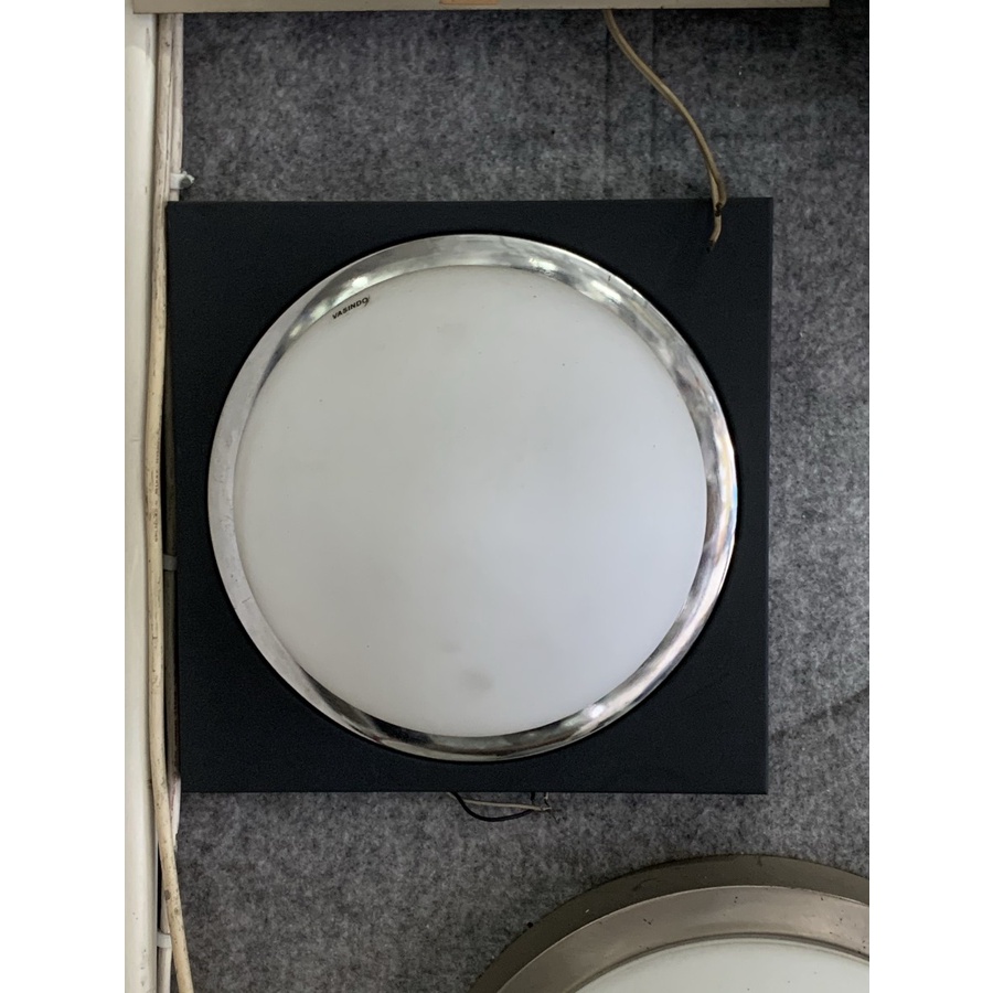 Lampu baret plafon teras kaca 205 / 9 inch Black