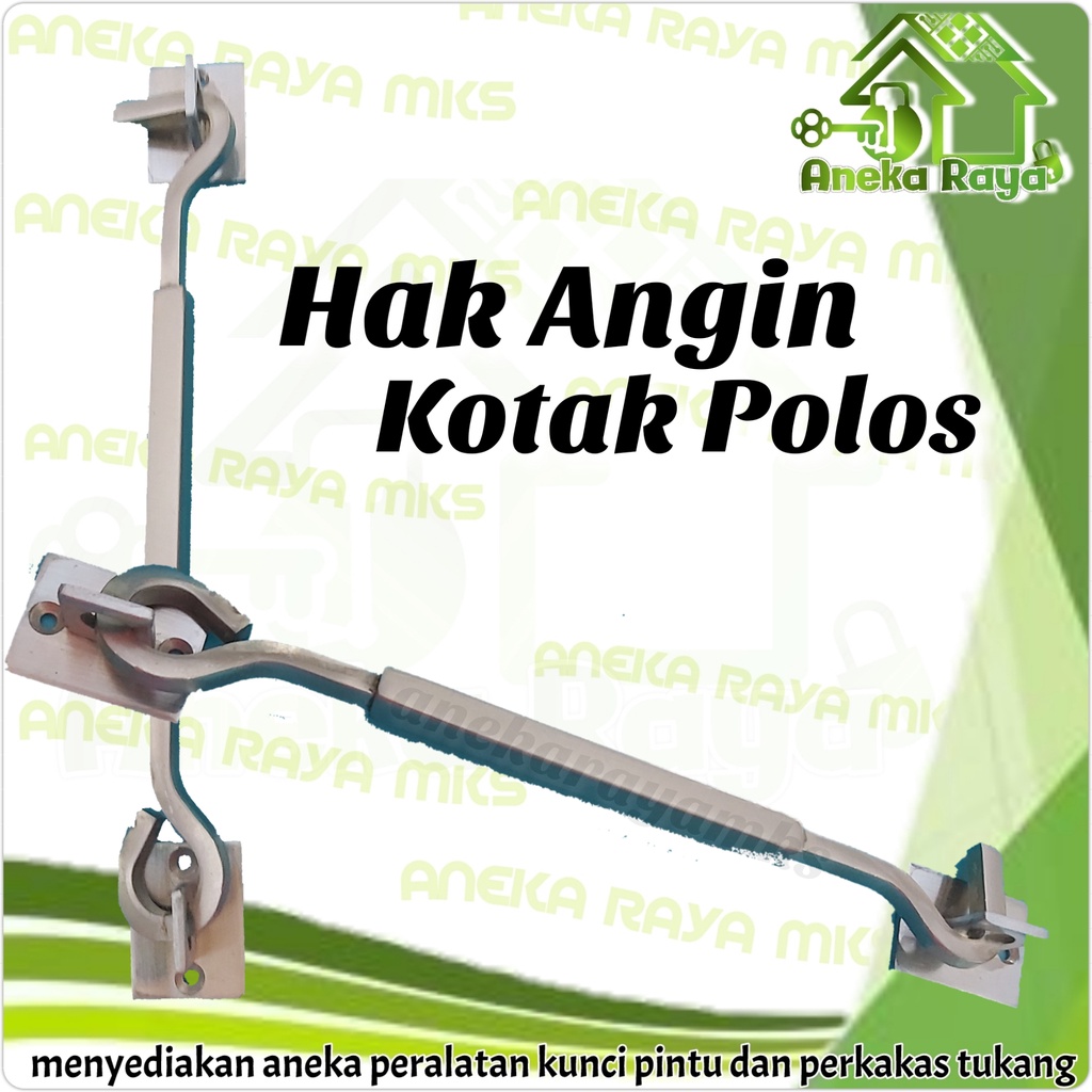 Hak Angin Jendela Kotak Polos