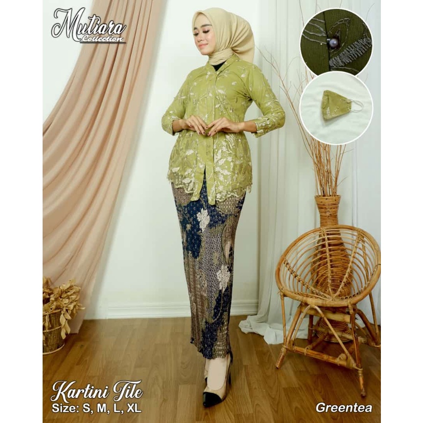 Setelan kebaya brukat floy kartini | Kebaya brukat | Kebaya remaja dan wisuda | Baju outfit pesta