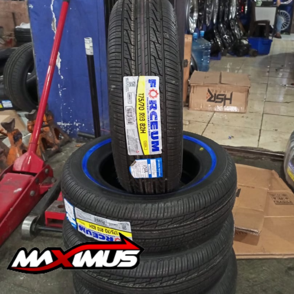 Jual Ban Mobil Merk FORCEUM TRIDEKA WLW Ukuran LIST putih 175 70 R13