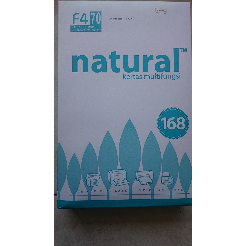 

kertas HVS F4 70 gram Natural