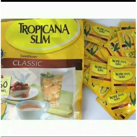 

Tropicana Slim Gula Pemanis 2.5 gr Classic (satuan)