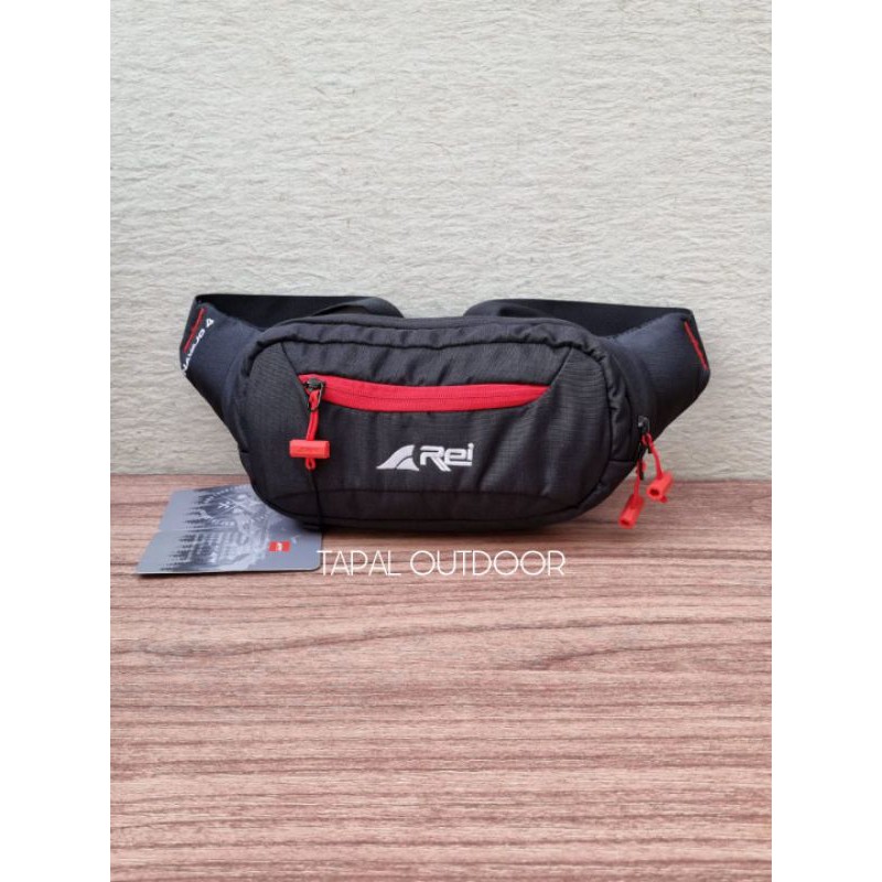 TAS PINGGANG REI 4310 NAVAJO BLACK - WAIST BAG REI