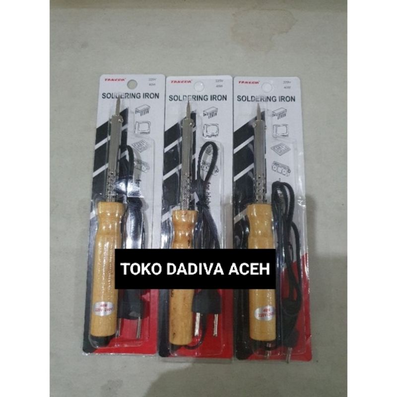Alat Solder Listrik 40W Alat Patri Listrik / Gagang Plastik