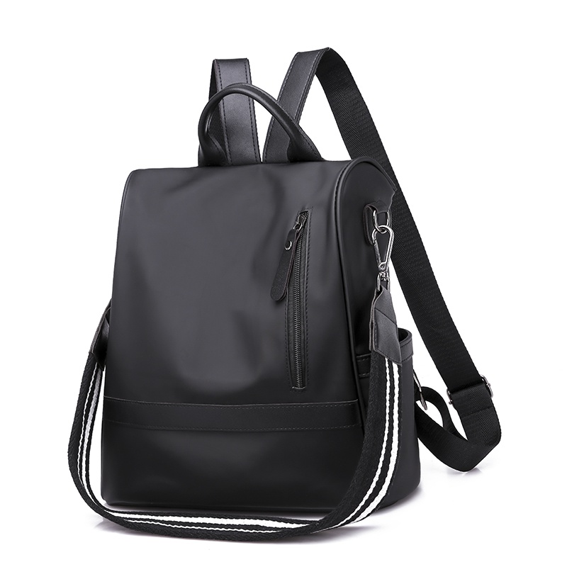 COD√ Multifungsi selempang tas Ransel berkualitas baik Wanita  Backpack Punggung IMPORT FASHION 312-Hitam