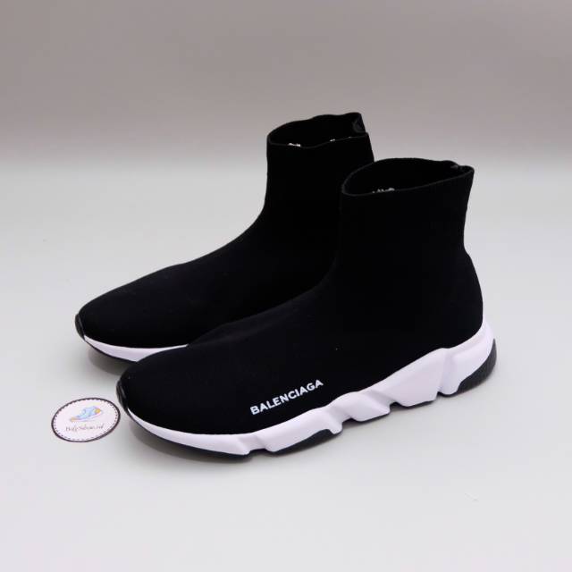 balenciaga speed trainer black white