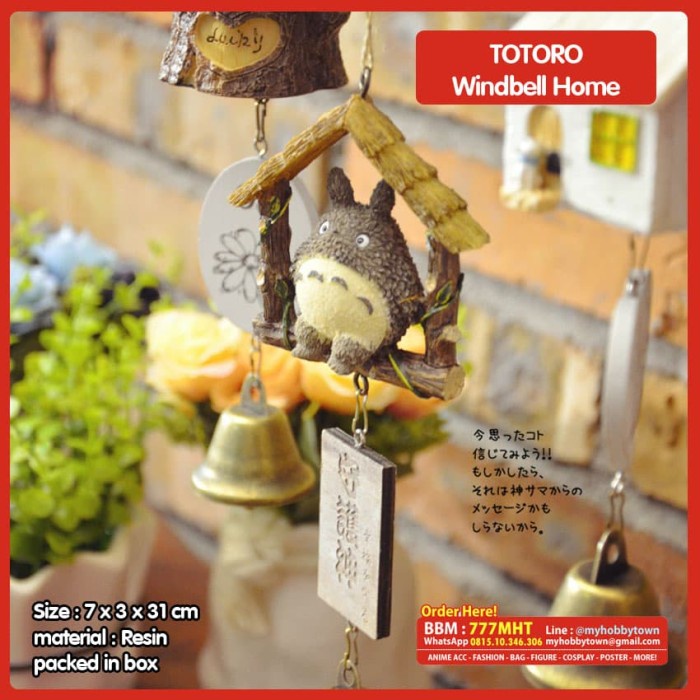 

Hemat Lonceng Angin Windbell Wind Chime Furin Tonari No Totoro Terlaris