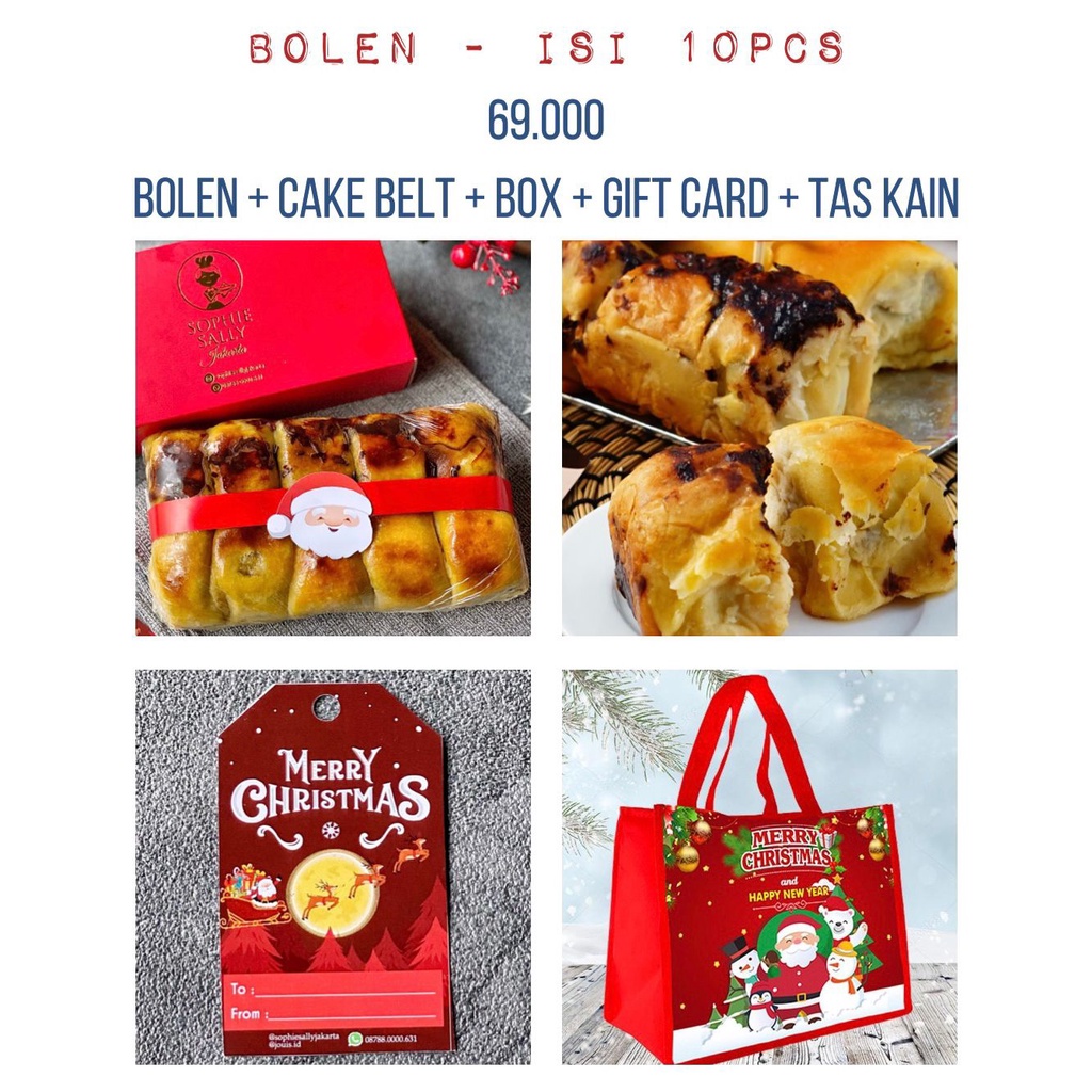 

Bolen Hampers Natal / Christmas Edition READY, NOTE TGL PENGIRIMAN!